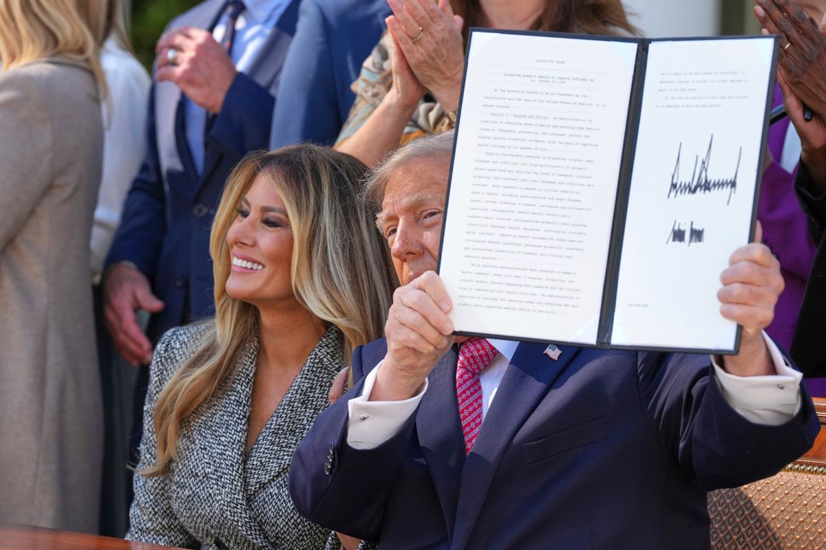 MELANIA'S TRUCE: WAS TRUMP HINTING AT SOMETHING BIGGER?